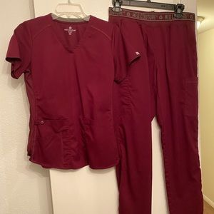 Burgundy Med Couture Scubs